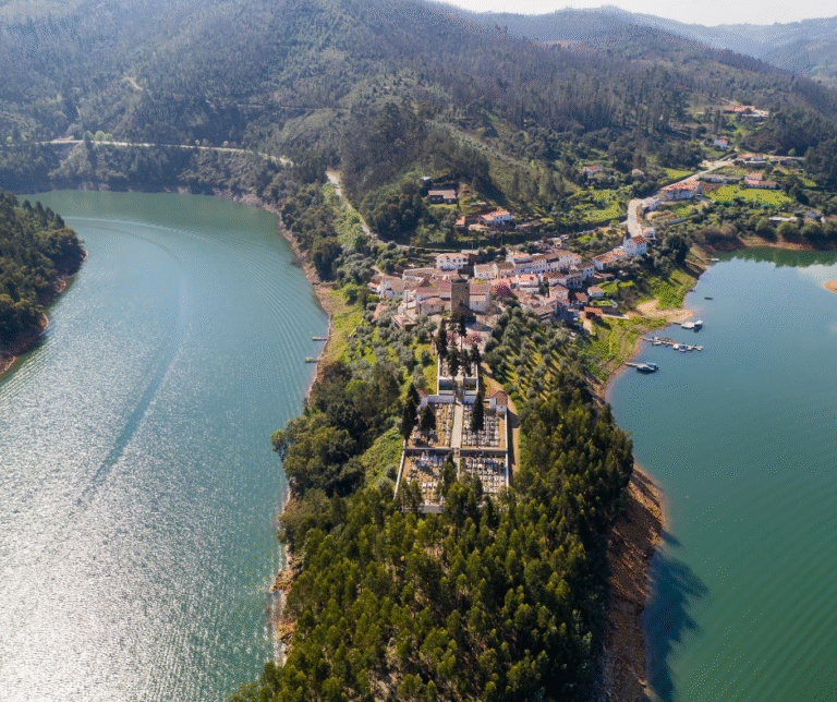 alugar barco no rio Zêzere